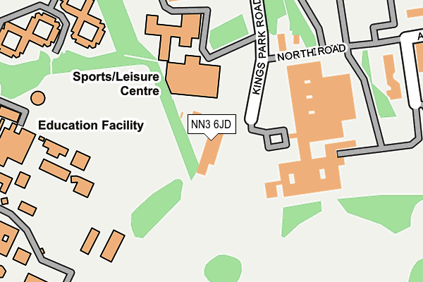 NN3 6JD map - OS OpenMap – Local (Ordnance Survey) NN3 6JD map - OS OpenMap – Local (Ordnance Survey)