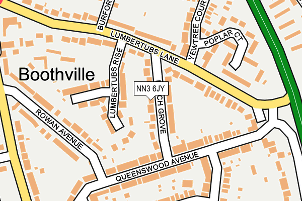 NN3 6JY map - OS OpenMap – Local (Ordnance Survey) NN3 6JY map - OS OpenMap – Local (Ordnance Survey)