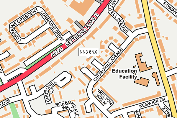 NN3 6NX map - OS OpenMap – Local (Ordnance Survey) NN3 6NX map - OS OpenMap – Local (Ordnance Survey)
