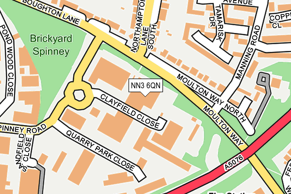 NN3 6QN map - OS OpenMap – Local (Ordnance Survey) NN3 6QN map - OS OpenMap – Local (Ordnance Survey)