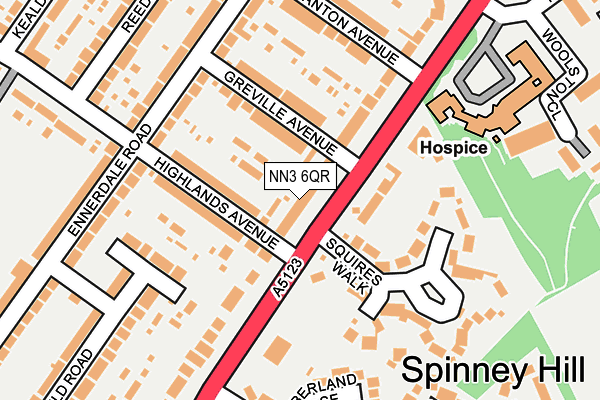NN3 6QR map - OS OpenMap – Local (Ordnance Survey) NN3 6QR map - OS OpenMap – Local (Ordnance Survey)