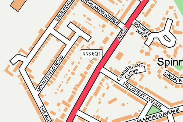 NN3 6QT map - OS OpenMap – Local (Ordnance Survey) NN3 6QT map - OS OpenMap – Local (Ordnance Survey)