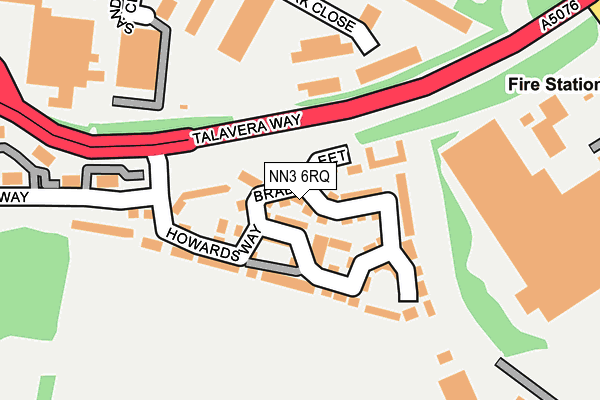 NN3 6RQ map - OS OpenMap – Local (Ordnance Survey)