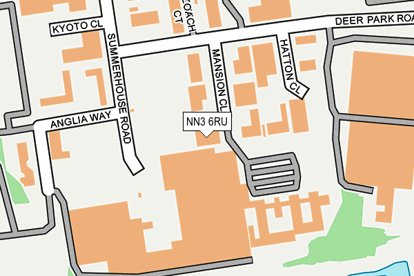 NN3 6RU map - OS OpenMap – Local (Ordnance Survey) NN3 6RU map - OS OpenMap – Local (Ordnance Survey)