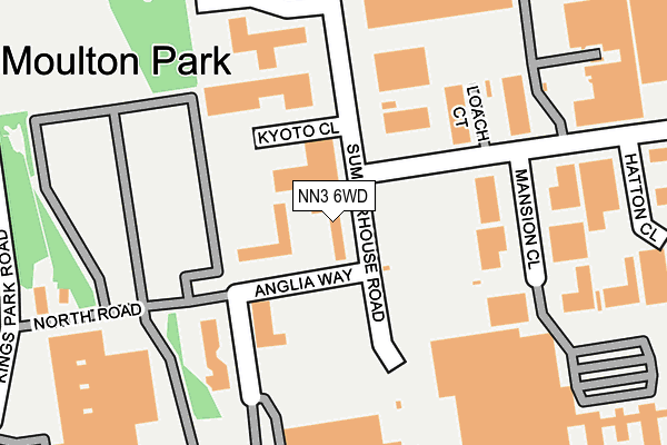 NN3 6WD map - OS OpenMap – Local (Ordnance Survey) NN3 6WD map - OS OpenMap – Local (Ordnance Survey)