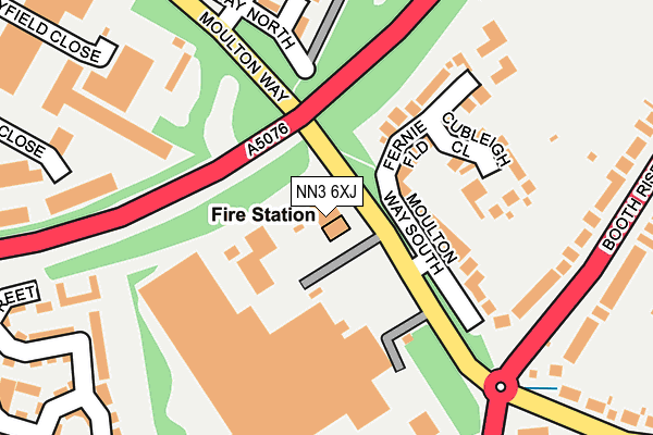 NN3 6XJ map - OS OpenMap – Local (Ordnance Survey) NN3 6XJ map - OS OpenMap – Local (Ordnance Survey)