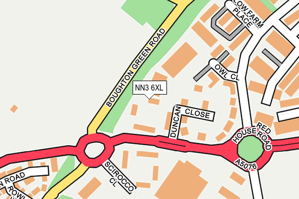NN3 6XL map - OS OpenMap – Local (Ordnance Survey) NN3 6XL map - OS OpenMap – Local (Ordnance Survey)