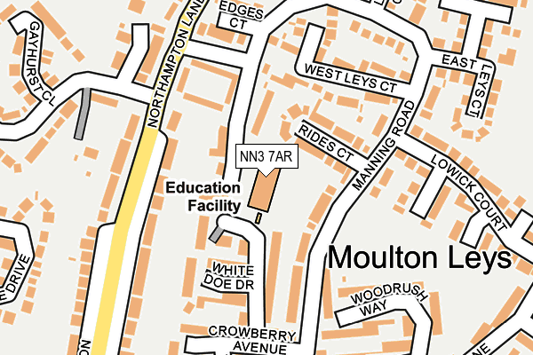 NN3 7AR map - OS OpenMap – Local (Ordnance Survey) NN3 7AR map - OS OpenMap – Local (Ordnance Survey)