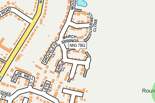 NN3 7BQ map - OS OpenMap – Local (Ordnance Survey) NN3 7BQ map - OS OpenMap – Local (Ordnance Survey)