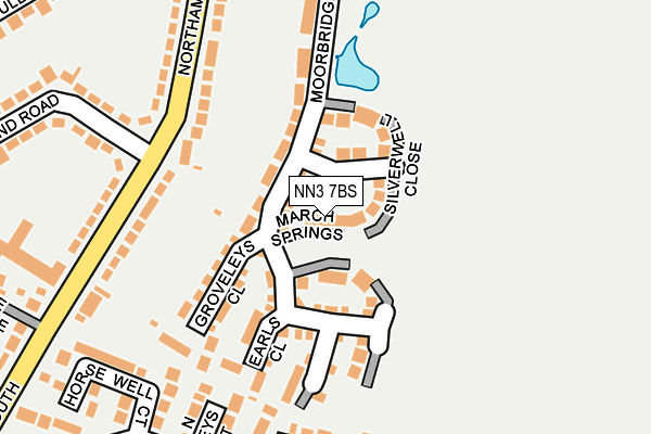 NN3 7BS map - OS OpenMap – Local (Ordnance Survey) NN3 7BS map - OS OpenMap – Local (Ordnance Survey)