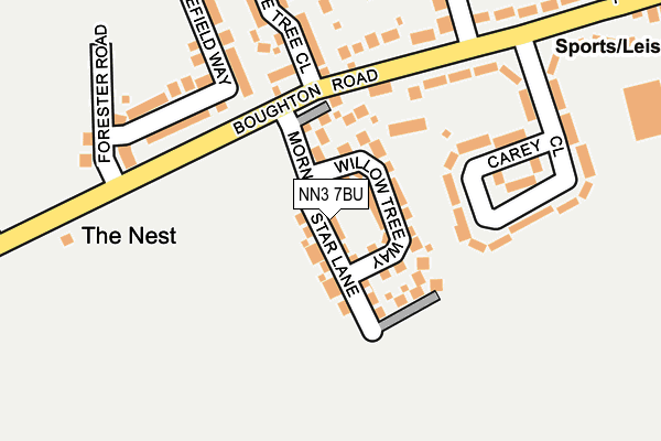 NN3 7BU map - OS OpenMap – Local (Ordnance Survey) NN3 7BU map - OS OpenMap – Local (Ordnance Survey)