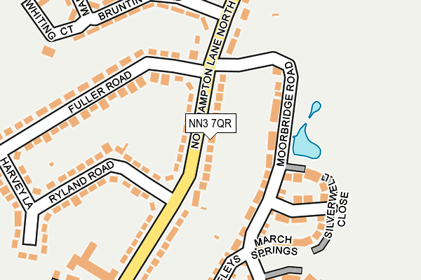 NN3 7QR map - OS OpenMap – Local (Ordnance Survey) NN3 7QR map - OS OpenMap – Local (Ordnance Survey)