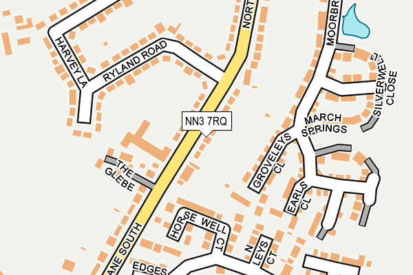 NN3 7RQ map - OS OpenMap – Local (Ordnance Survey) NN3 7RQ map - OS OpenMap – Local (Ordnance Survey)