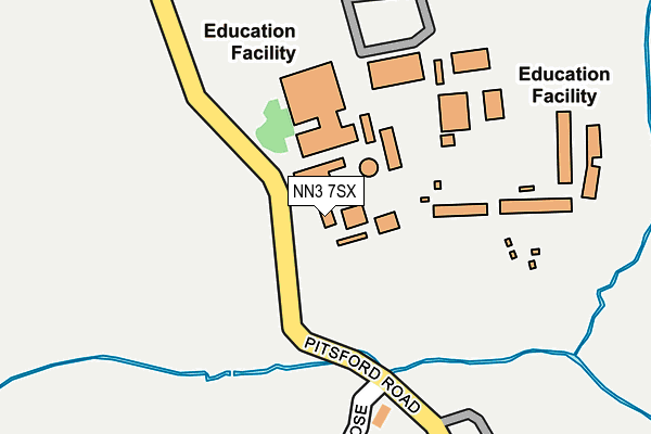 NN3 7SX map - OS OpenMap – Local (Ordnance Survey) NN3 7SX map - OS OpenMap – Local (Ordnance Survey)