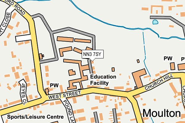 NN3 7SY map - OS OpenMap – Local (Ordnance Survey) NN3 7SY map - OS OpenMap – Local (Ordnance Survey)