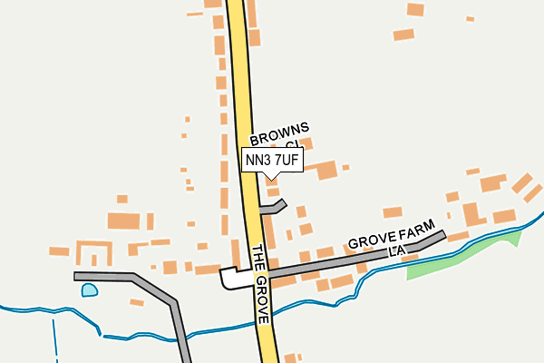 NN3 7UF map - OS OpenMap – Local (Ordnance Survey) NN3 7UF map - OS OpenMap – Local (Ordnance Survey)
