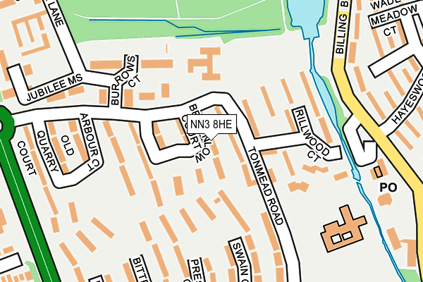NN3 8HE map - OS OpenMap – Local (Ordnance Survey) NN3 8HE map - OS OpenMap – Local (Ordnance Survey)