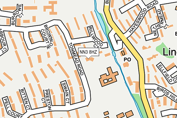 NN3 8HZ map - OS OpenMap – Local (Ordnance Survey) NN3 8HZ map - OS OpenMap – Local (Ordnance Survey)