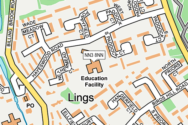 NN3 8NN map - OS OpenMap – Local (Ordnance Survey) NN3 8NN map - OS OpenMap – Local (Ordnance Survey)