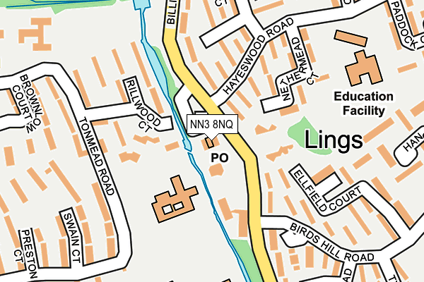 NN3 8NQ map - OS OpenMap – Local (Ordnance Survey) NN3 8NQ map - OS OpenMap – Local (Ordnance Survey)