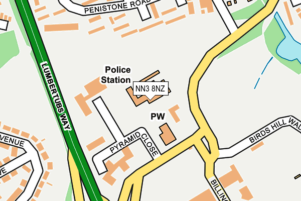NN3 8NZ map - OS OpenMap – Local (Ordnance Survey) NN3 8NZ map - OS OpenMap – Local (Ordnance Survey)