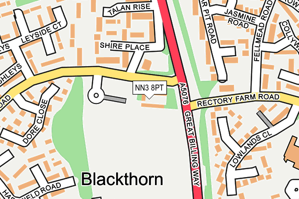 NN3 8PT map - OS OpenMap – Local (Ordnance Survey) NN3 8PT map - OS OpenMap – Local (Ordnance Survey)