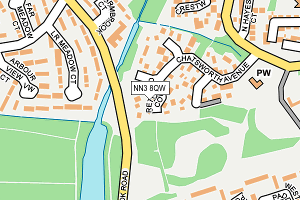 NN3 8QW map - OS OpenMap – Local (Ordnance Survey) NN3 8QW map - OS OpenMap – Local (Ordnance Survey)