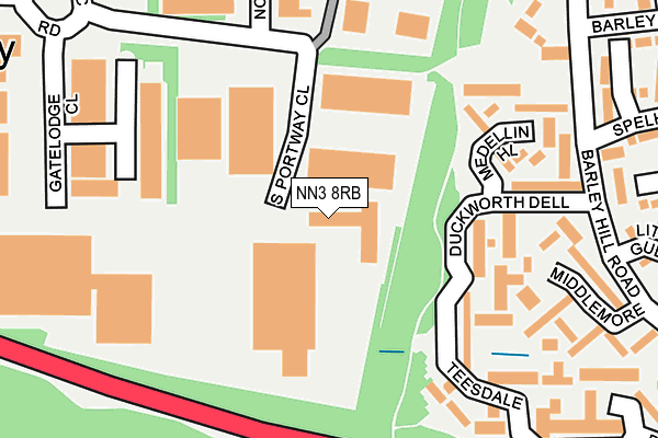 NN3 8RB map - OS OpenMap – Local (Ordnance Survey) NN3 8RB map - OS OpenMap – Local (Ordnance Survey)