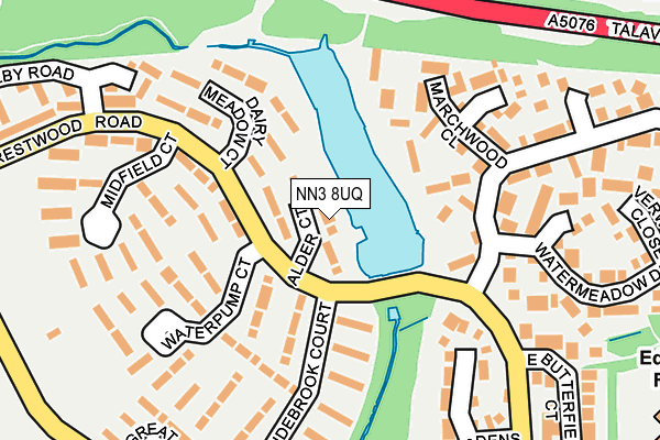 NN3 8UQ map - OS OpenMap – Local (Ordnance Survey) NN3 8UQ map - OS OpenMap – Local (Ordnance Survey)