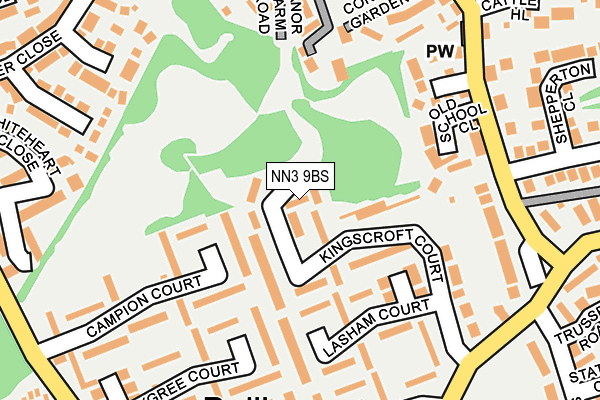 NN3 9BS map - OS OpenMap – Local (Ordnance Survey) NN3 9BS map - OS OpenMap – Local (Ordnance Survey)