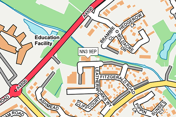 NN3 9EP map - OS OpenMap – Local (Ordnance Survey) NN3 9EP map - OS OpenMap – Local (Ordnance Survey)
