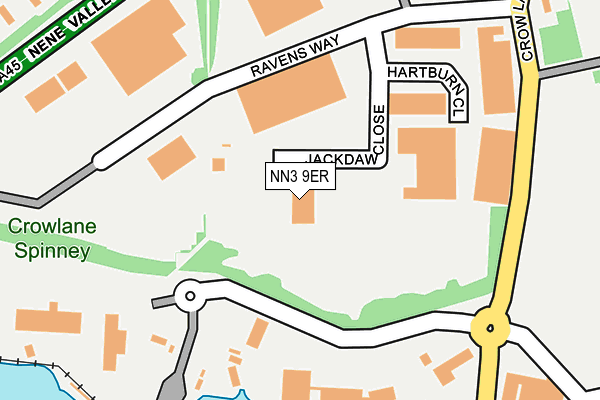 NN3 9ER map - OS OpenMap – Local (Ordnance Survey) NN3 9ER map - OS OpenMap – Local (Ordnance Survey)