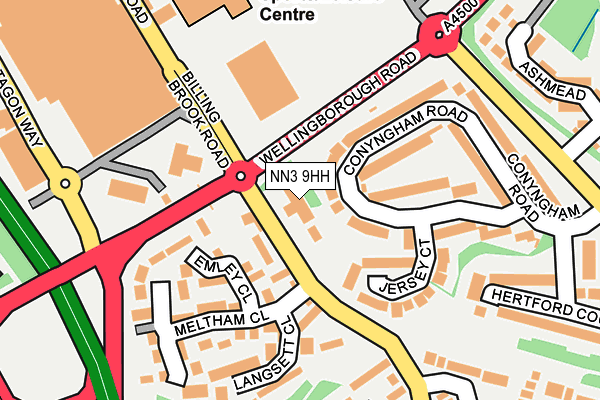 NN3 9HH map - OS OpenMap – Local (Ordnance Survey) NN3 9HH map - OS OpenMap – Local (Ordnance Survey)