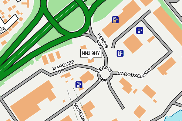 NN3 9HY map - OS OpenMap – Local (Ordnance Survey) NN3 9HY map - OS OpenMap – Local (Ordnance Survey)