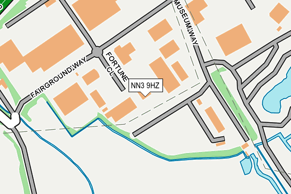 NN3 9HZ map - OS OpenMap – Local (Ordnance Survey) NN3 9HZ map - OS OpenMap – Local (Ordnance Survey)