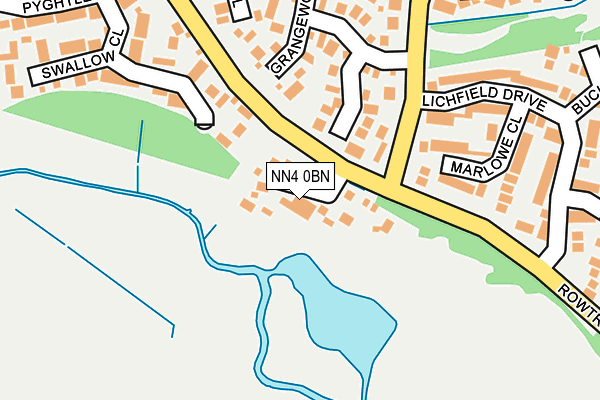 NN4 0BN map - OS OpenMap – Local (Ordnance Survey) NN4 0BN map - OS OpenMap – Local (Ordnance Survey)