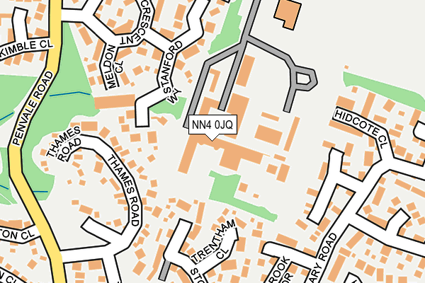 NN4 0JQ map - OS OpenMap – Local (Ordnance Survey) NN4 0JQ map - OS OpenMap – Local (Ordnance Survey)