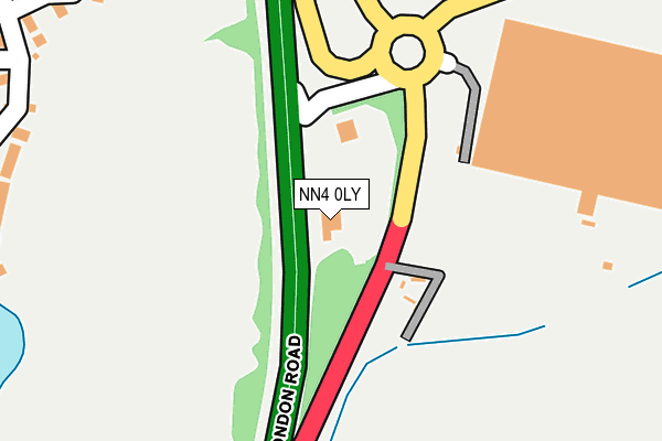 NN4 0LY map - OS OpenMap – Local (Ordnance Survey) NN4 0LY map - OS OpenMap – Local (Ordnance Survey)