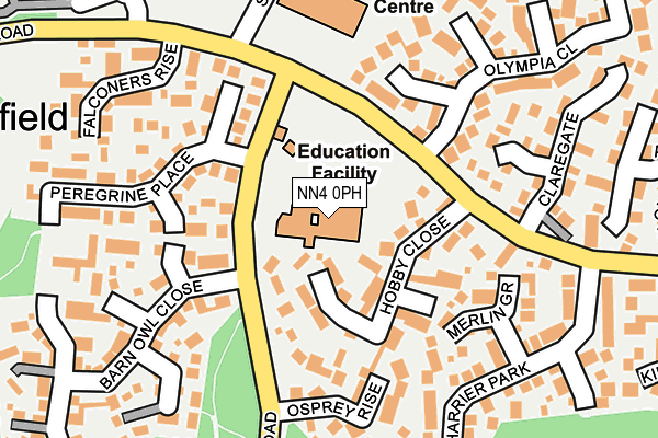 NN4 0PH map - OS OpenMap – Local (Ordnance Survey) NN4 0PH map - OS OpenMap – Local (Ordnance Survey)