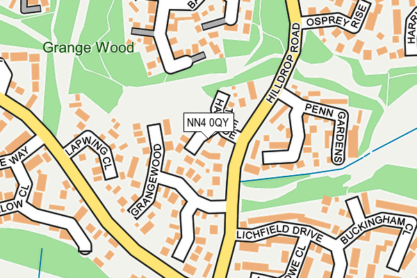 NN4 0QY map - OS OpenMap – Local (Ordnance Survey)