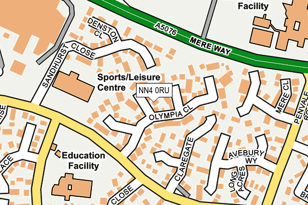NN4 0RU map - OS OpenMap – Local (Ordnance Survey) NN4 0RU map - OS OpenMap – Local (Ordnance Survey)