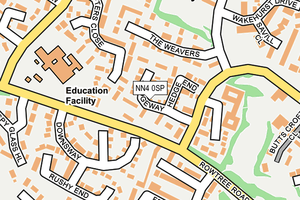 NN4 0SP map - OS OpenMap – Local (Ordnance Survey) NN4 0SP map - OS OpenMap – Local (Ordnance Survey)