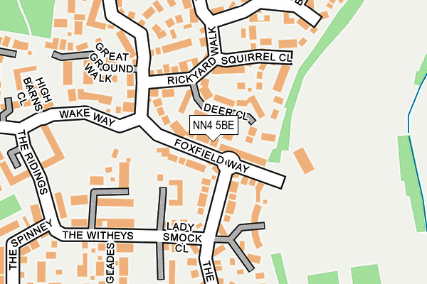 NN4 5BE map - OS OpenMap – Local (Ordnance Survey) NN4 5BE map - OS OpenMap – Local (Ordnance Survey)
