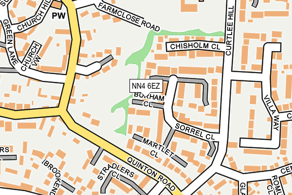NN4 6EZ map - OS OpenMap – Local (Ordnance Survey)