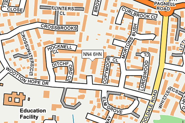NN4 6HN map - OS OpenMap – Local (Ordnance Survey) NN4 6HN map - OS OpenMap – Local (Ordnance Survey)