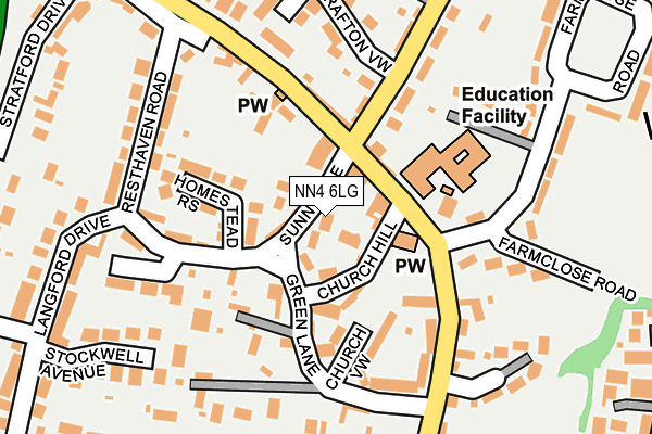 NN4 6LG map - OS OpenMap – Local (Ordnance Survey) NN4 6LG map - OS OpenMap – Local (Ordnance Survey)