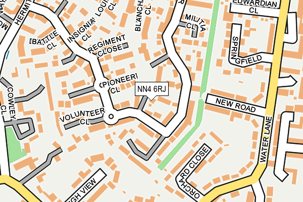 NN4 6RJ map - OS OpenMap – Local (Ordnance Survey) NN4 6RJ map - OS OpenMap – Local (Ordnance Survey)