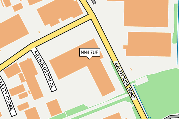 NN4 7UF map - OS OpenMap – Local (Ordnance Survey) NN4 7UF map - OS OpenMap – Local (Ordnance Survey)