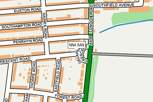 NN4 8AN map - OS OpenMap – Local (Ordnance Survey)