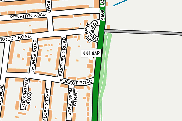 NN4 8AP map - OS OpenMap – Local (Ordnance Survey)